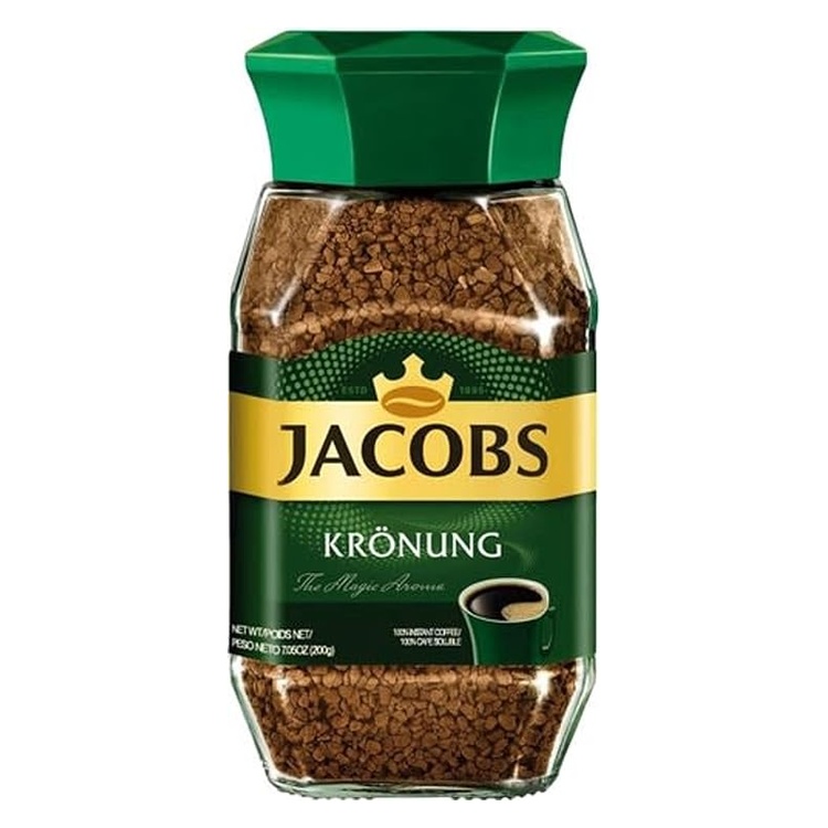 Jacobs Kronung Instant Coffee 200g Glass (6 per case)