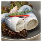 Lowell Rolmopsy Herring Fillets w/ Pickles 700g Glass (6 per case)