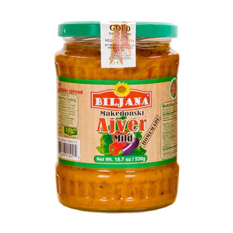 Biljana Ajvar Mild 530g (12 per case)