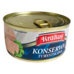 Krakus Turystyczna Spiced Minced Pork Colored w/ Paprika & Pork Skin 300g (24 per case)