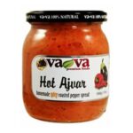 Vava Ajvar Hot Homemade 550g (6 per case)