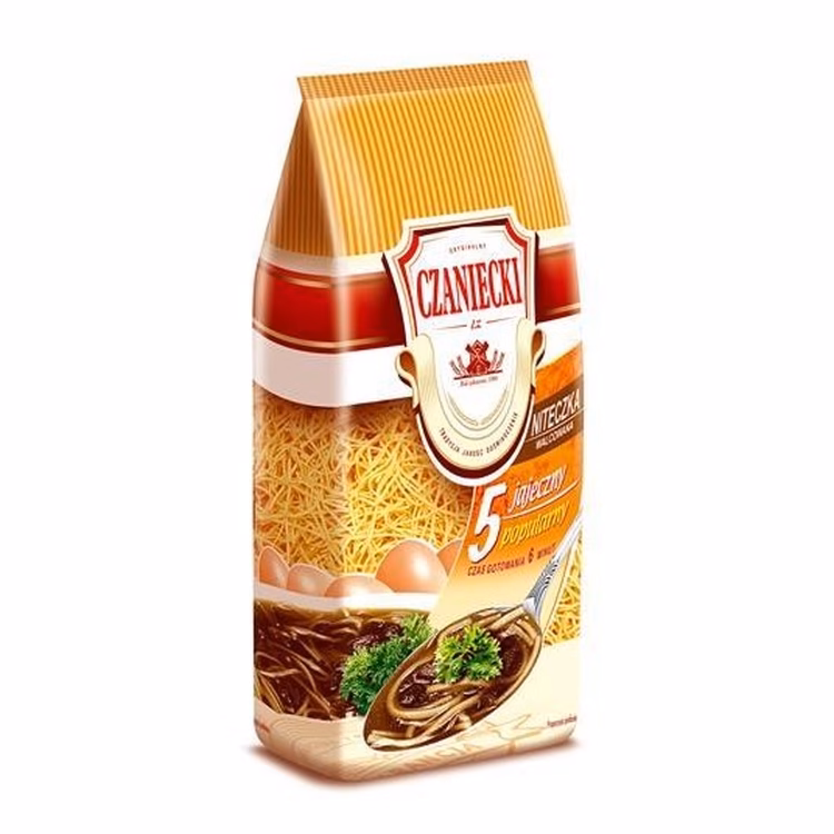 Czaniecki Krajanka Rolling Thread Classic Noodles 250g (21 per case)