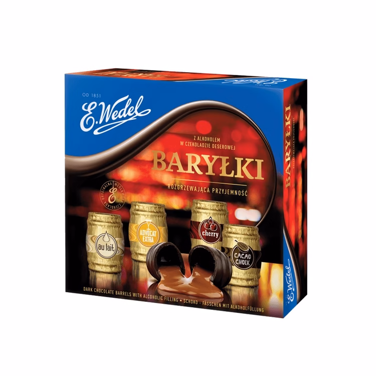 Wedel Happy Barrels o smaku nalewek 200g (10 per case)