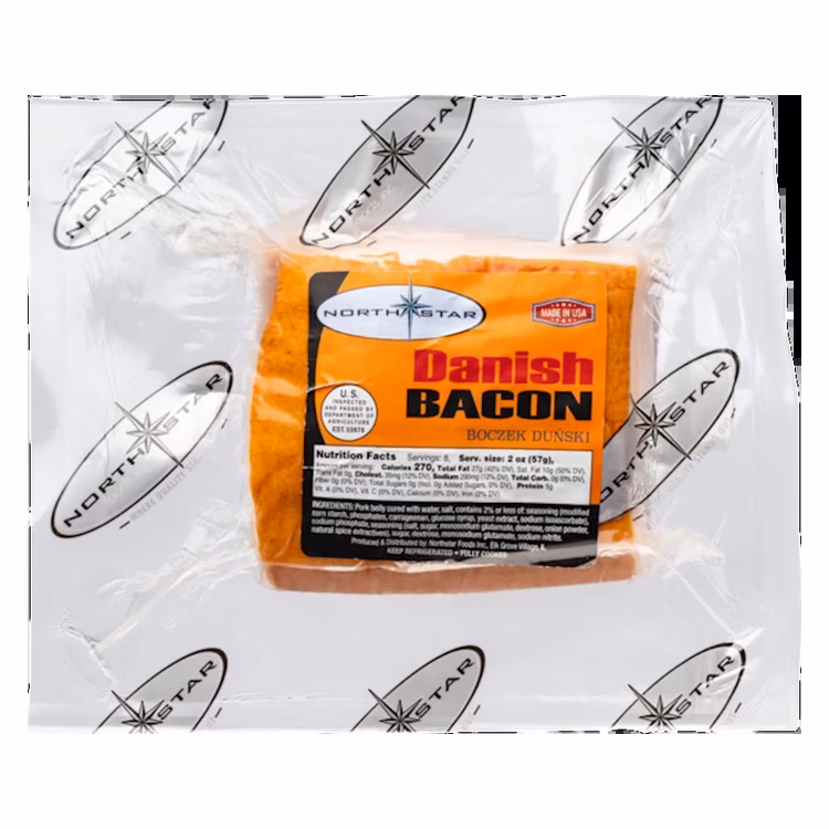 N1180 Northstar Boczek Dunski Danish Bacon VP (price per pound)